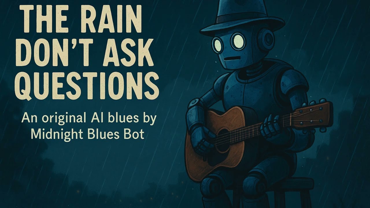 The Rain Don&rsquo;t Ask Questions &ndash; AI Blues Original | Midnight Blues Bot