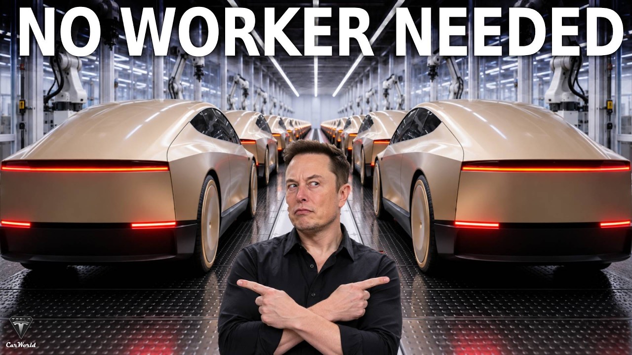 Сборочная линия Tesla нового поколения уничтожает всю индустрию электромобилей!