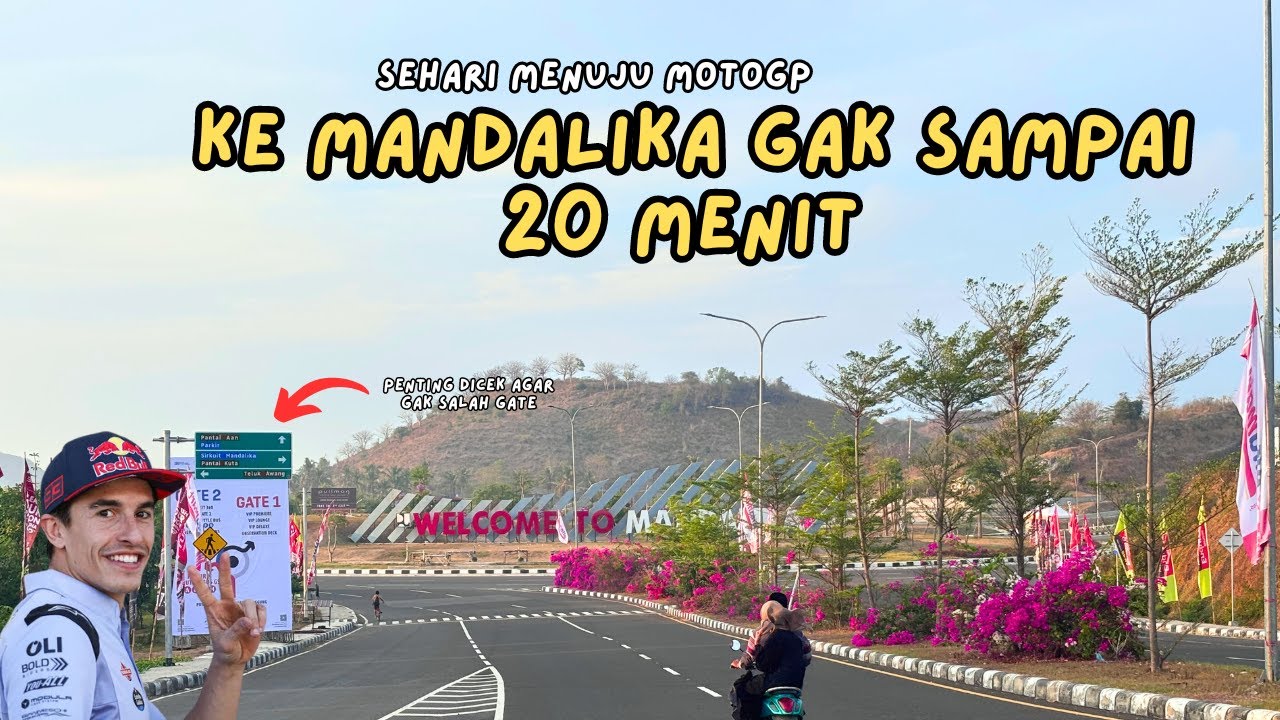 Sehari Jelang MotoGP, Suasana Perjalanan 20 Menit ke Mandalika Via Bypass