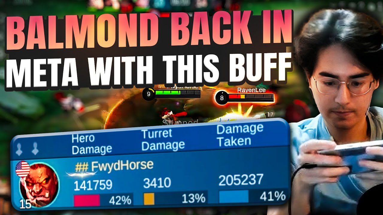 Balmond buff makes him have INSANE spin damage | Mobile Legends