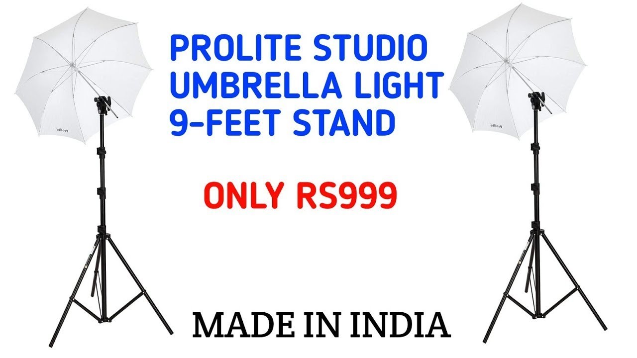 Umbrella light setup unboxing | Studio light unboxing | Impossible creativity