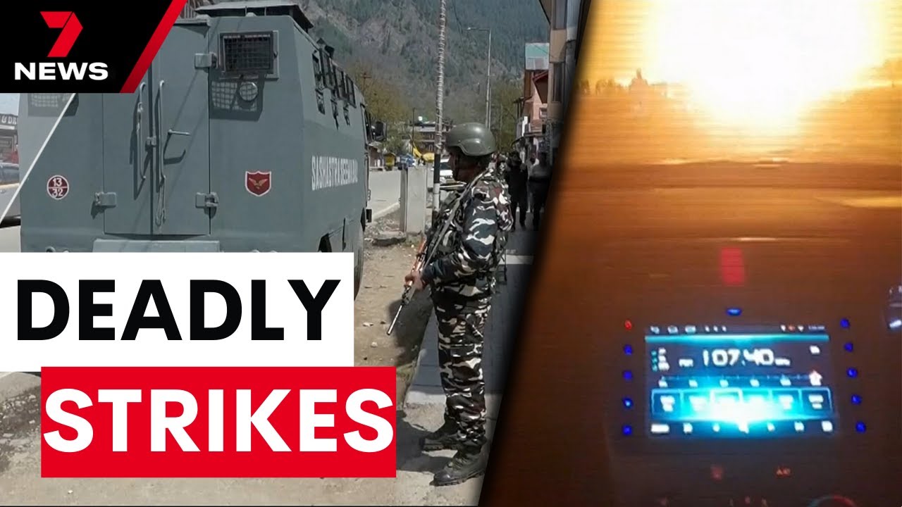 India launches missile attack on Pakistan | 7NEWS