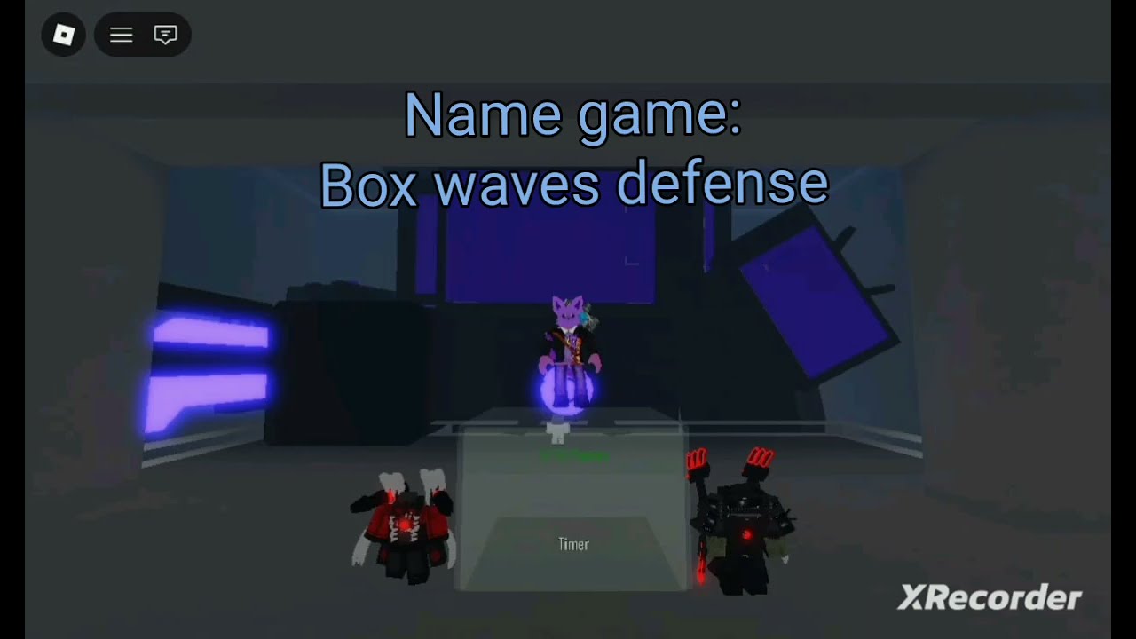 Box Waves Defense (I'm not author this game, but he not bad)