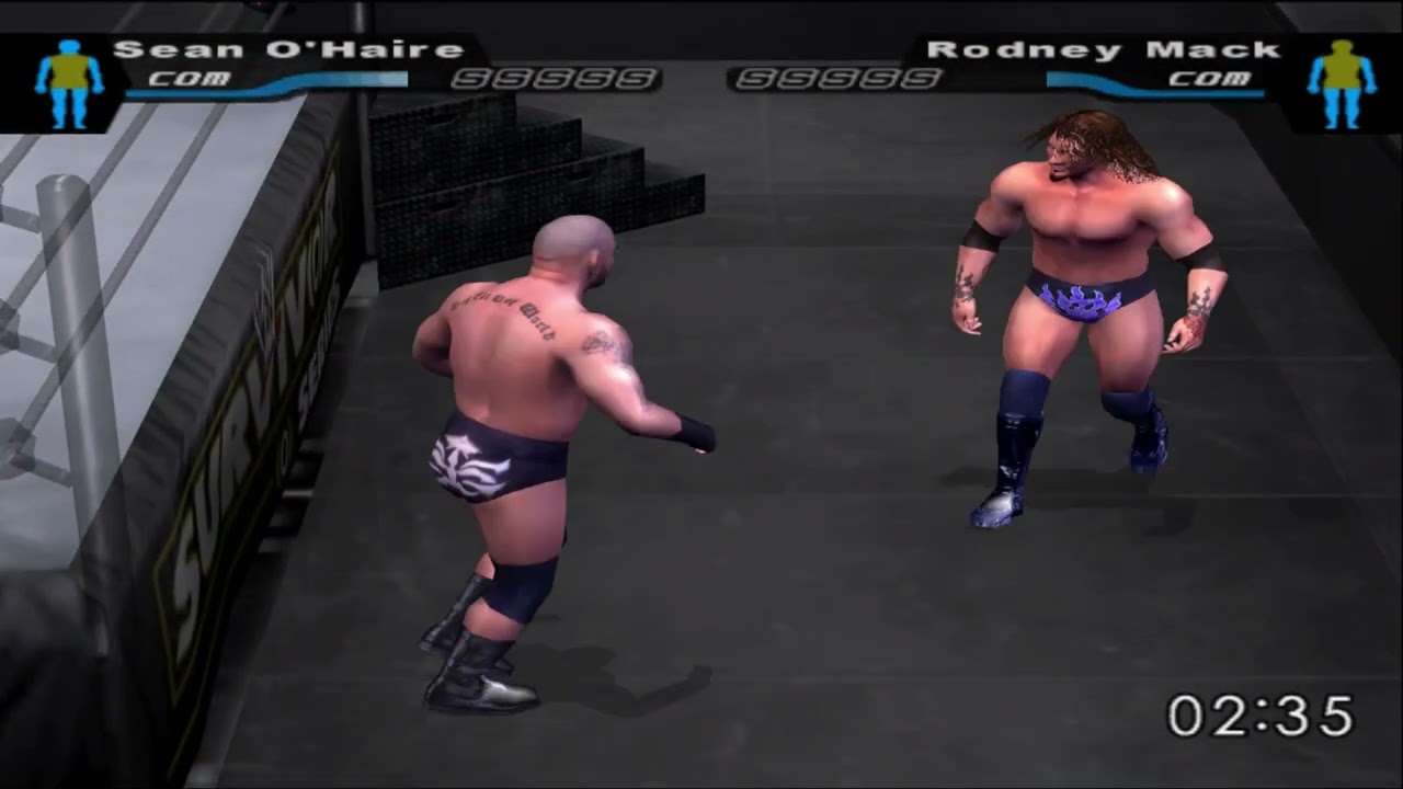 FULL Sean O'Haire VS Rodney Mack | WWE SmackDown! HCtP #Nostalgia #PS2 #wwetiktok #wwe #smackdown