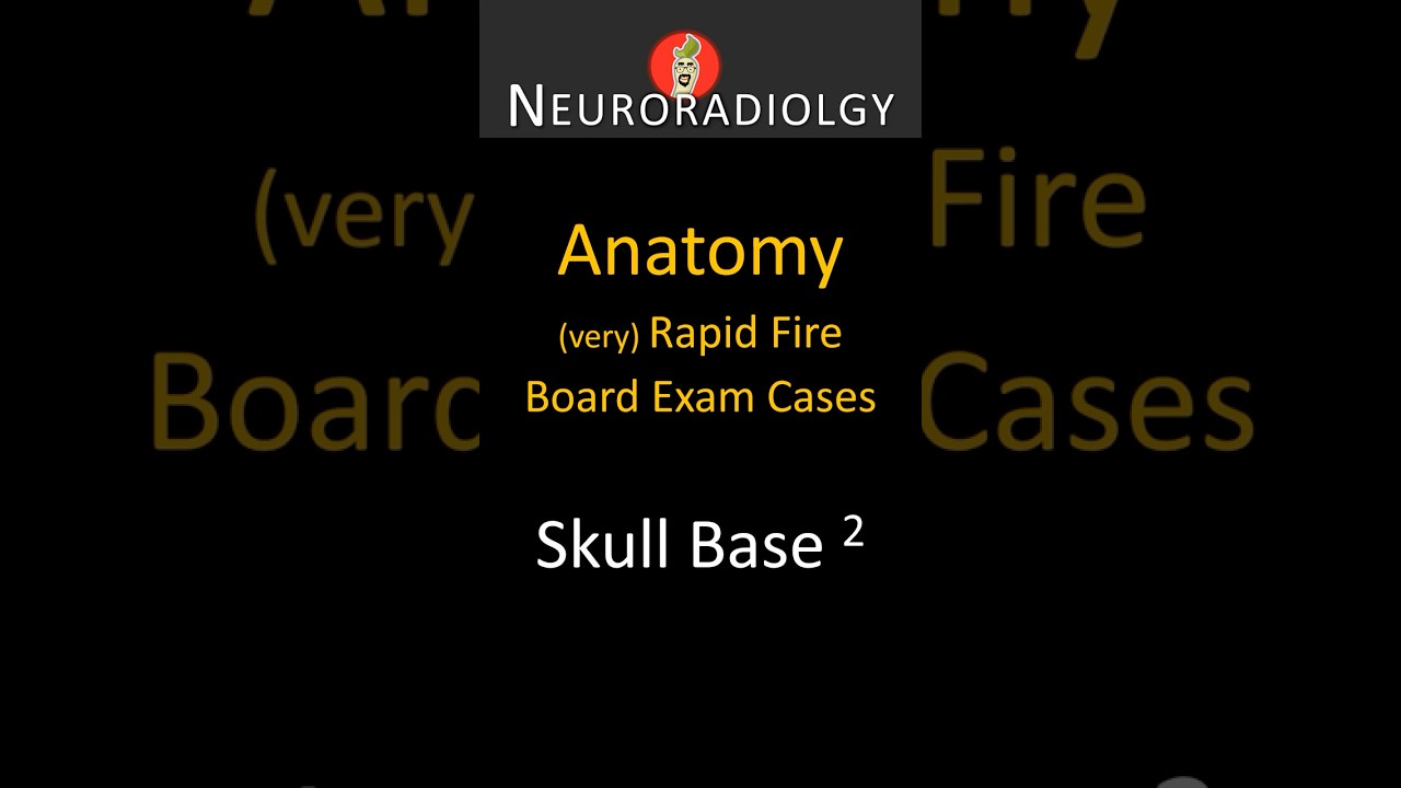 (Too) Rapid Board Review - Neuroanatomy, Skull base (2) coronal