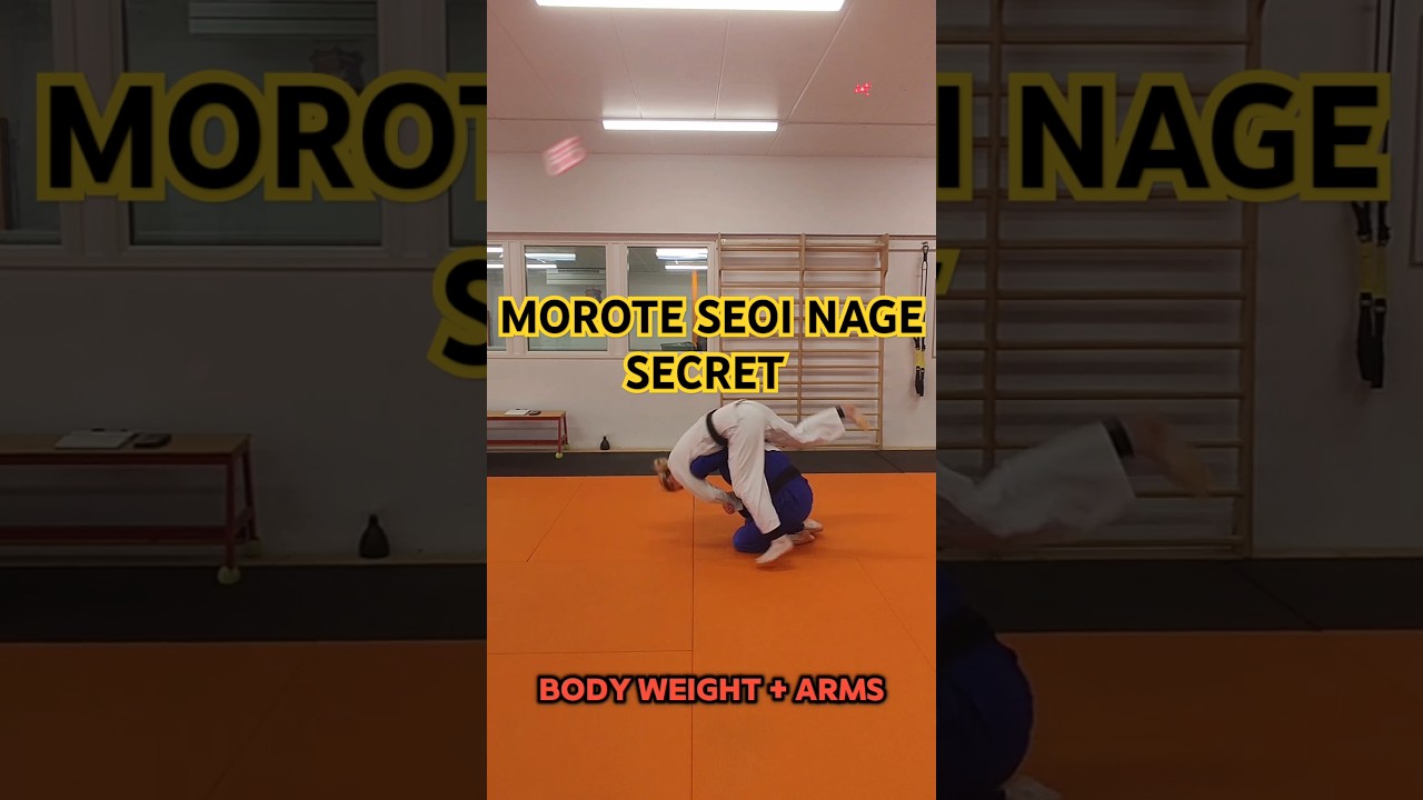 Drop Morote Seoi Nage Secret!🧠🤯 #judo #judotraining #judothrows #bjj