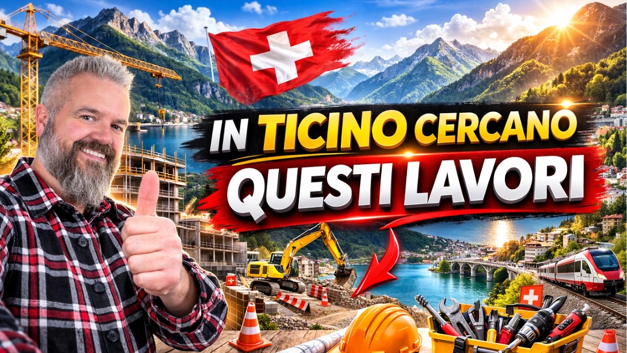 Vuoi lavorare in Ticino? Questi sono i lavori più richiesti