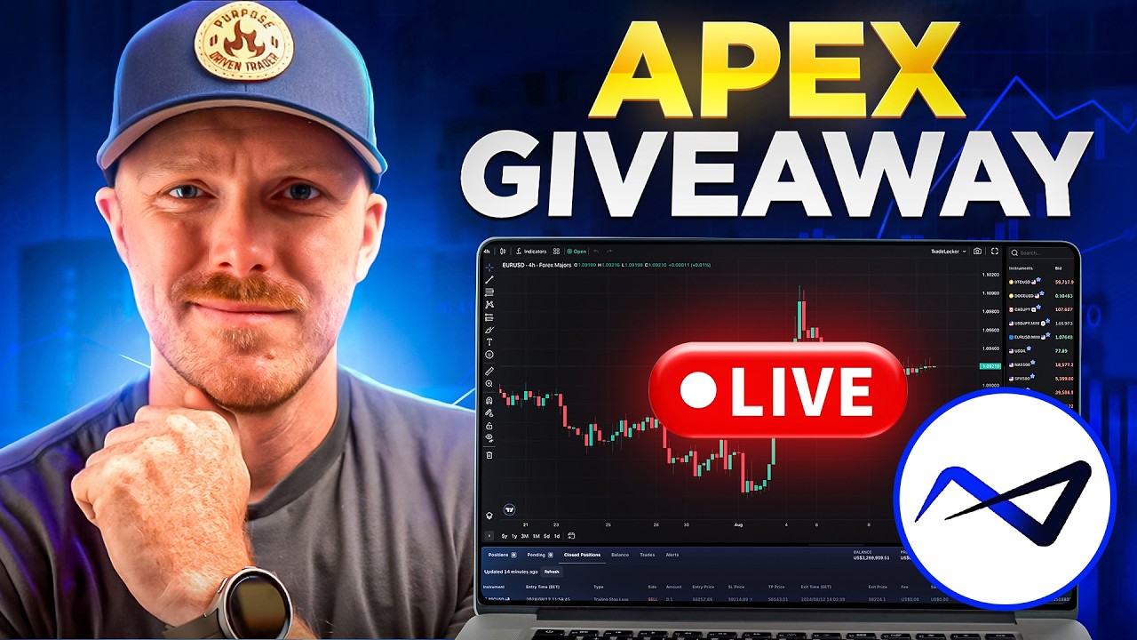 APEX GIVEAWAY | Day Trading Live | 08.21.2026 | Friday Morning | Futures Trading Live