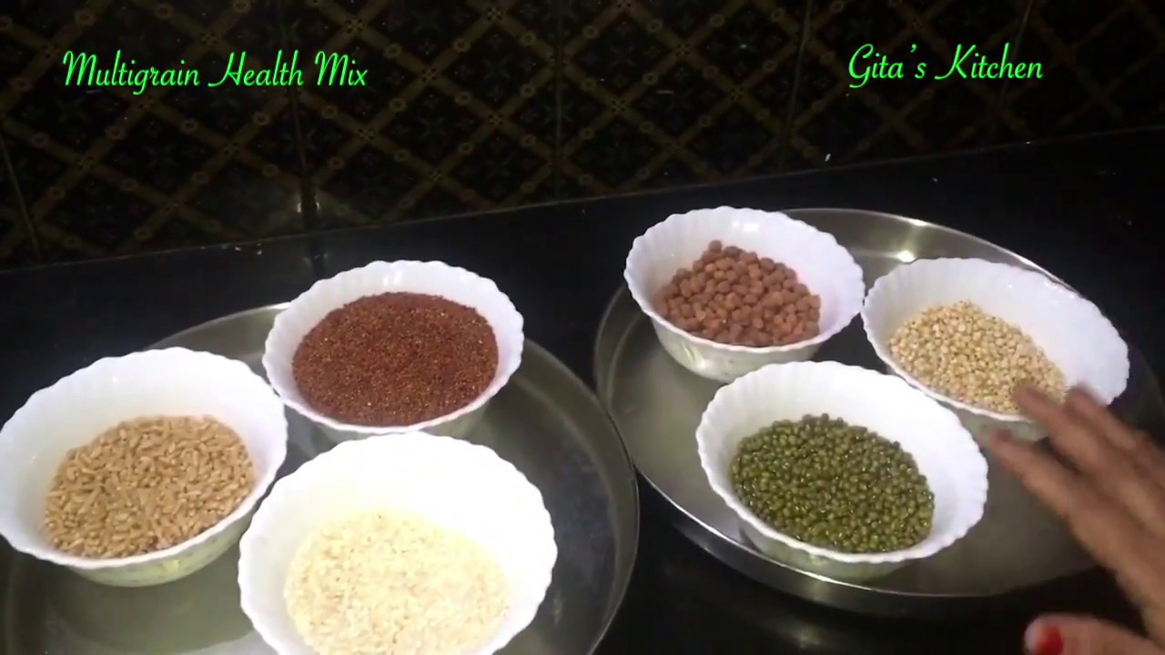 Homemade   Multigrain   Health  Mix  Part 1
