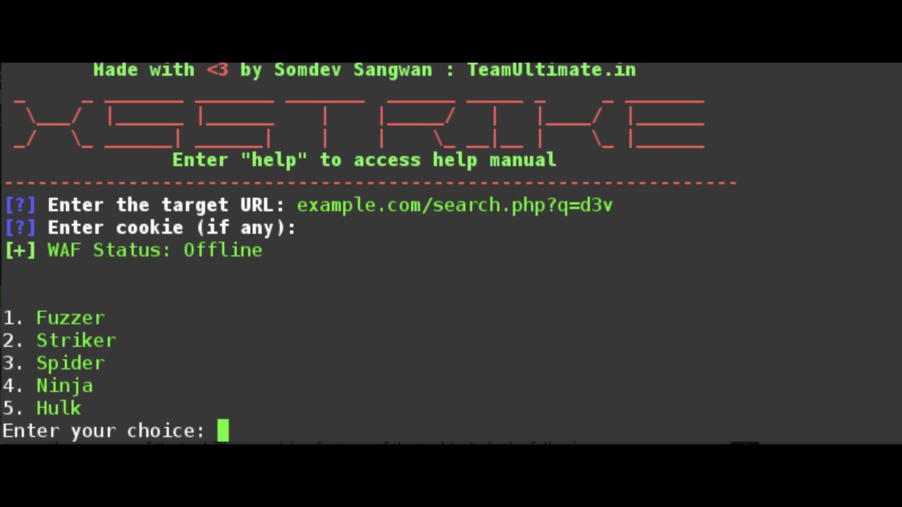 BUG BOUNTY [ using xsstrike]