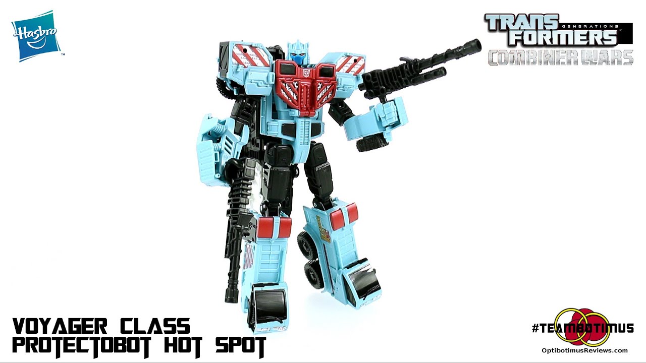 Video Review of the Transformers Combiner Wars: Voyager Class Protectobot HOT SPOT