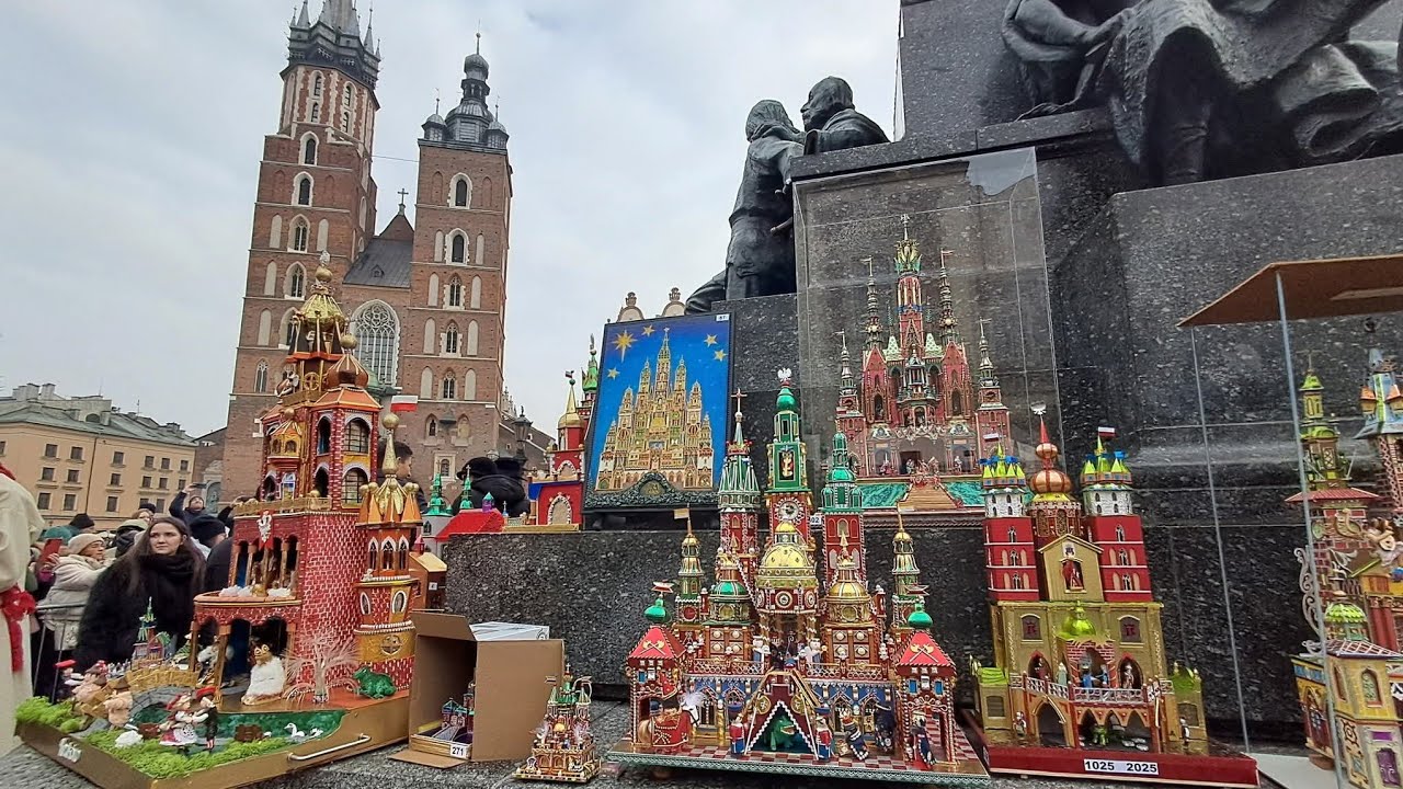 #Szopka krakowska 2025#Krakow Nativity scene 2025#Nativity scenes Competition in Rynek Główny Krakow