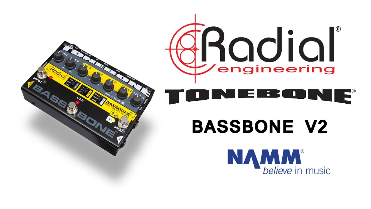 [NAMM 2015] Radial Bassbone V2 Demo