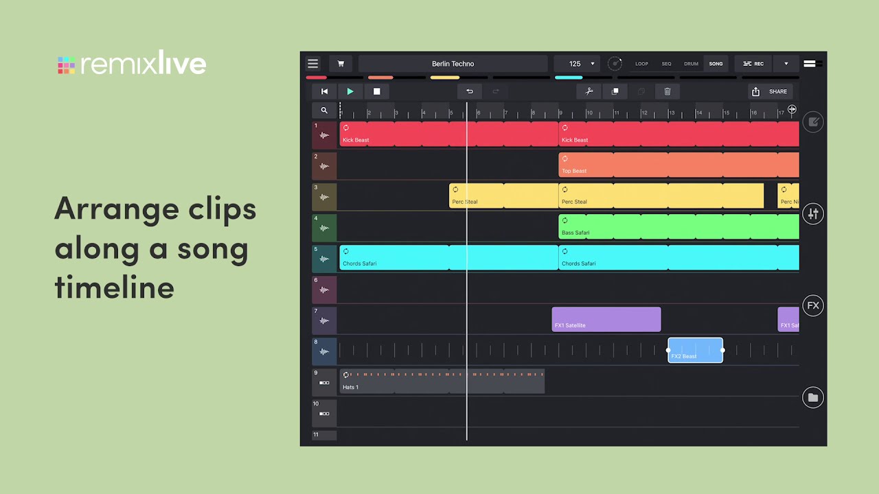 Remixlive 6 | New Song Mode