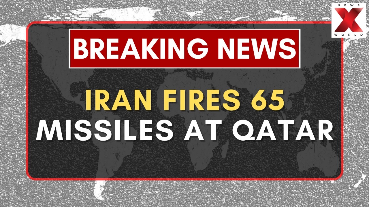Iran Fires 65 Missiles and 12 Drones at Qatar | NewsX World