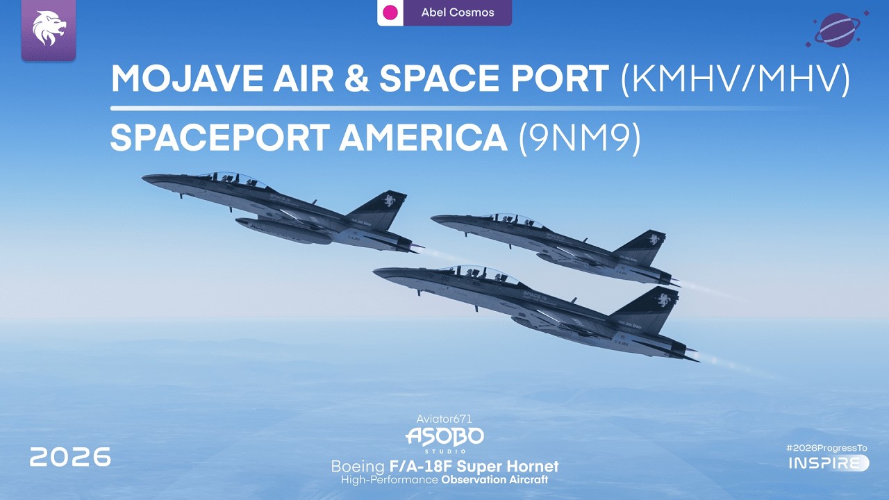 🔴 Microsoft Flight Simulator: Higher and Faster - Mojave ASP to Spaceport America | Livestream 🔴