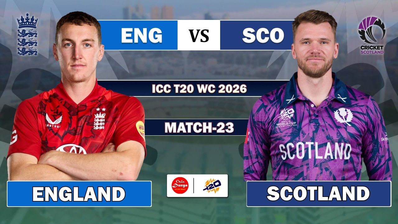 ENGLAND vs SCOTLAND T20 WORLD CUP 23RD MATCH LIVE | ENG vs SCO LIVE MATCH COMMENTARY | ENG BAT