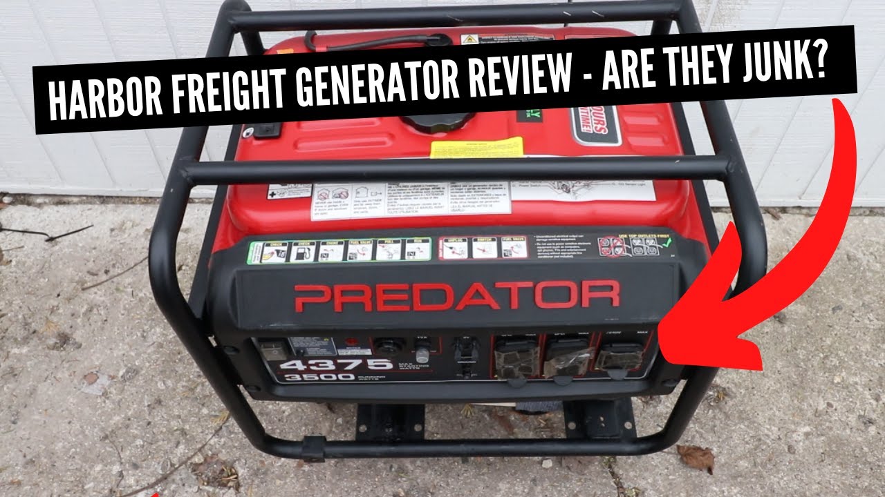 Harbor Freight Predator Generator Review - Is It Junk?