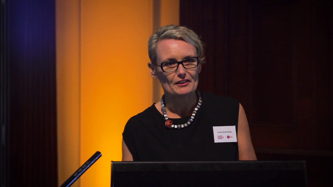 Sound Heritage Sydney welcome - Dr Caroline Butler-Bowdon