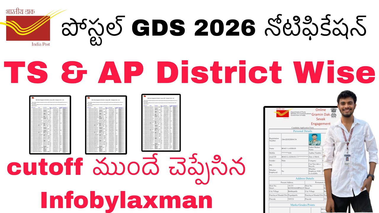 100% పోస్టల్ జాబ్స్ వీరికి వస్తాయి ఈసారి 💥 | 28,740 posts | District Wise Cutoff Ap and Ts #postal 