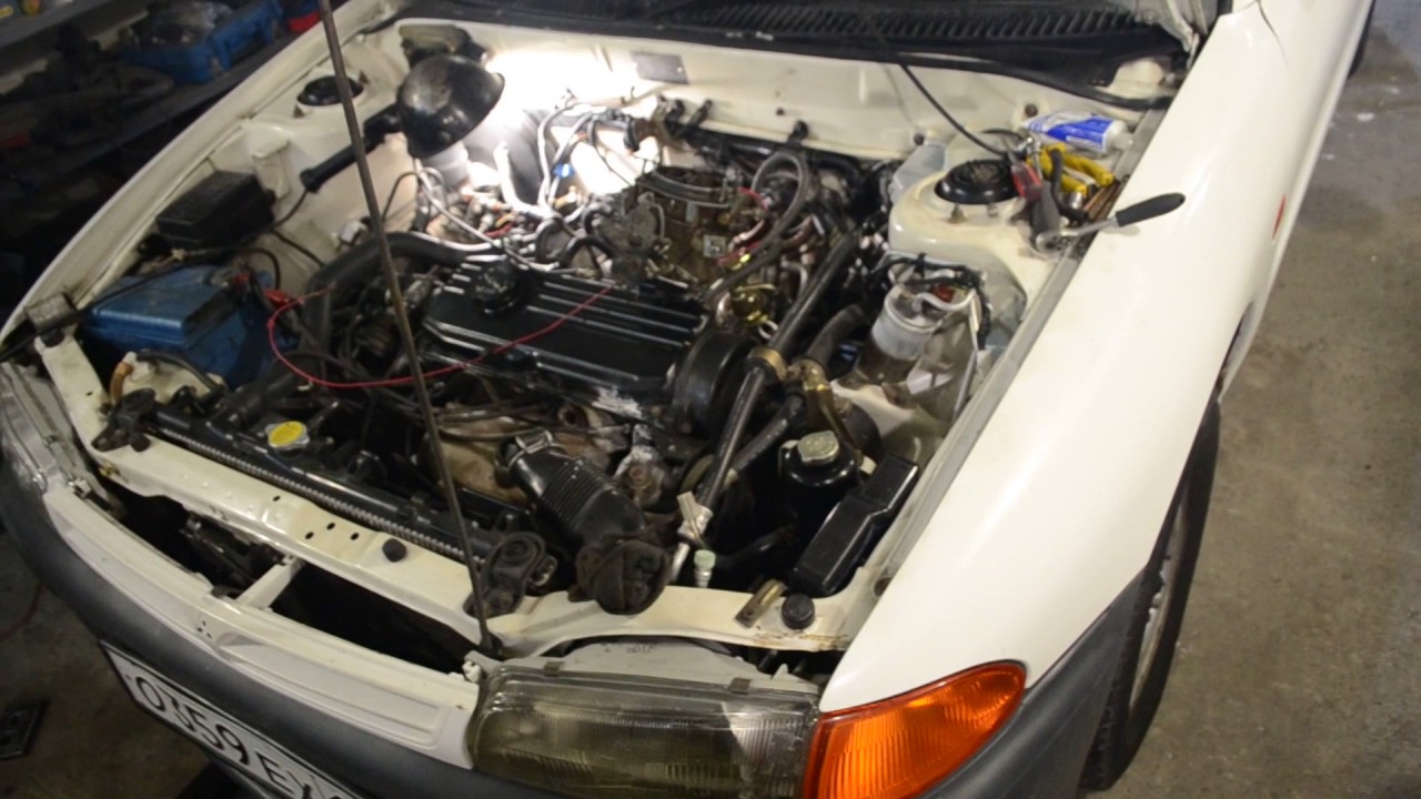 Замена иномарошного карбюратора на ВАЗовский (Mitsubishi Libero)