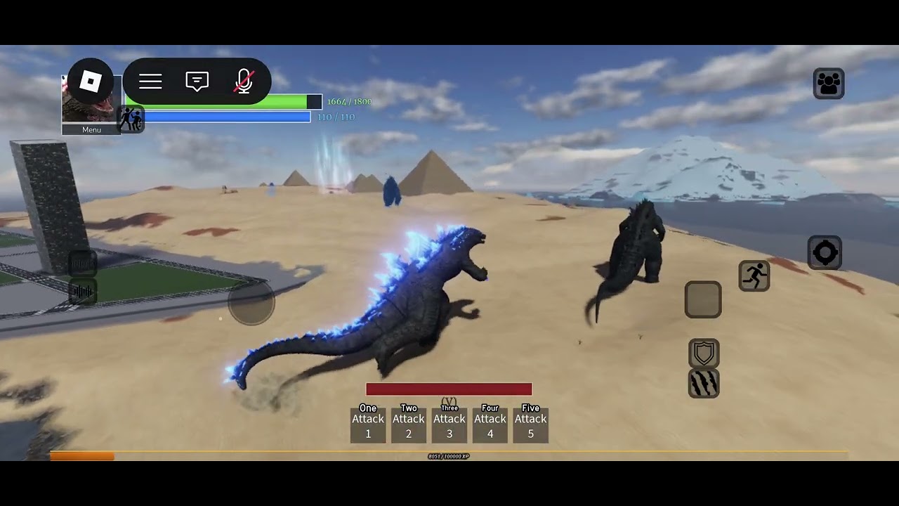 Playing as Evolved Godzilla Remodel | Age of Titans |