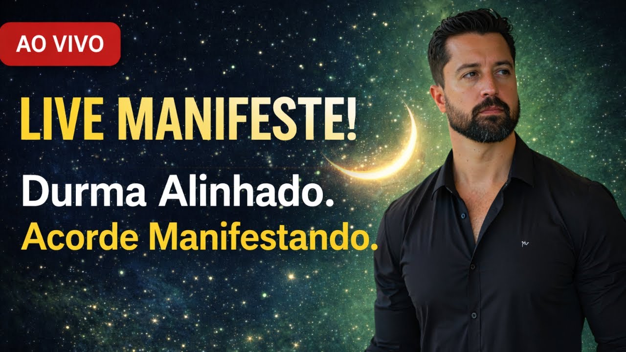 Live Manifeste! | Durma Alinhado. Acorde Manifestando. 📱