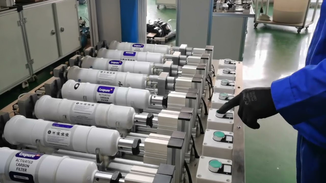 automatic filter leak test machine