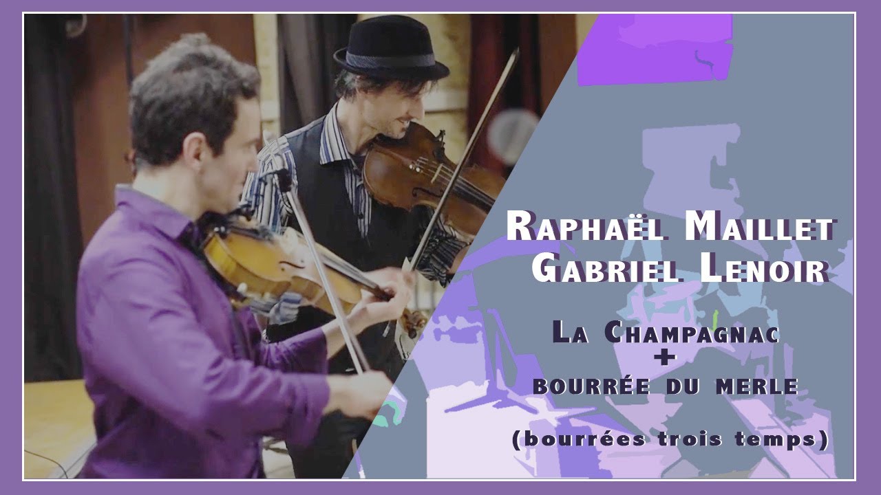 Bourrées 3 temps La Champagnac/Bourrée du Merle - Zappin' Violin