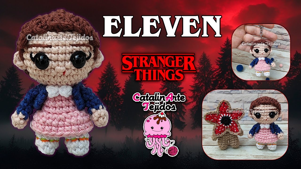 Eleven mini (Stranger Things) amigurumi | CatalinArte Tejidos