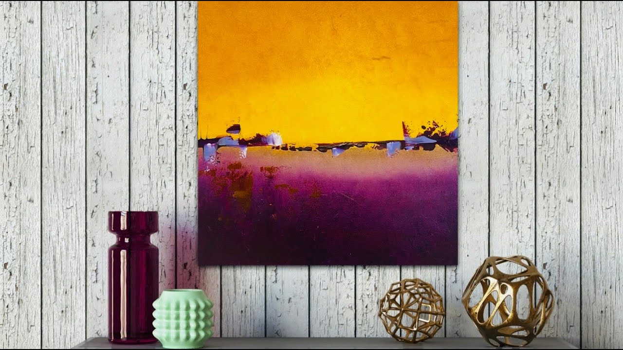 Minimalist Abstract Painting. Interior Art Techniques. #abstractpainting #art #acrylicabstractart