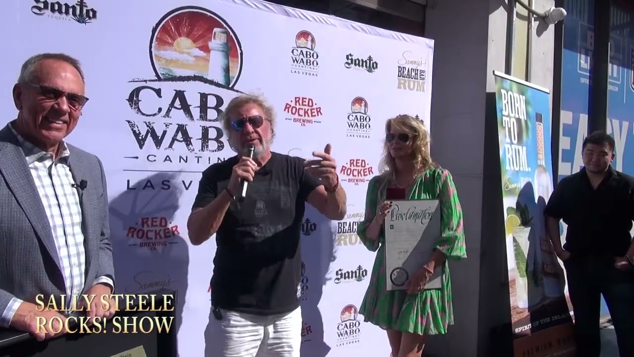 SAMMY HAGAR GETS KEY TO THE CITY IN LAS VEGAS!