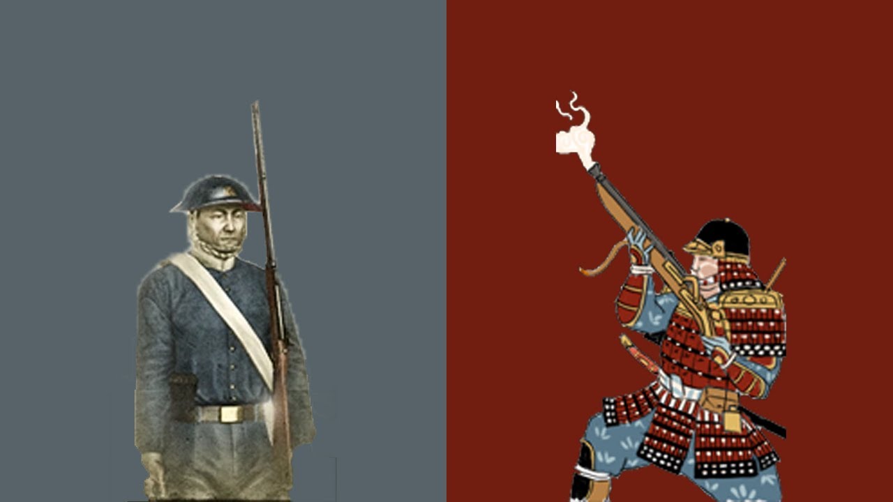 Total War: Shogun 2 - 1v1 - Line Infantry vs Matchlock Samurai