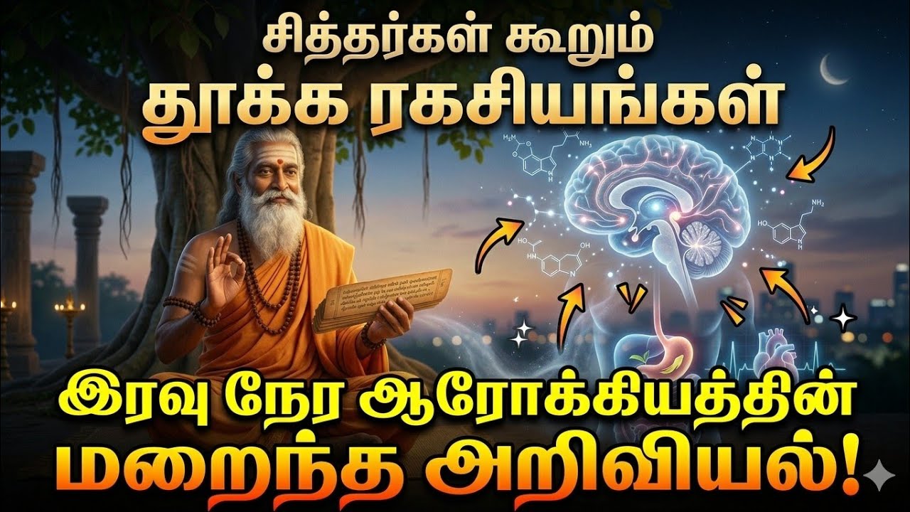 🧘🏻சித்தர்கள் கூறும் தூக்க ரகசியங்கள்: இரவு நேர ஆரோக்கியத்தின் மறைந்த அறிவியல்! #sindhithupaar 