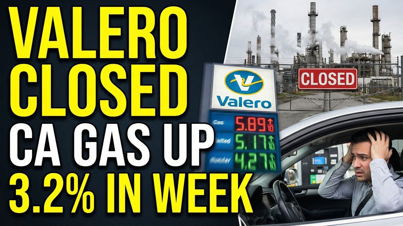 Valero Refinery SHUTS DOWN Early &mdash; CA Gas Prices SKYROCKETING Already