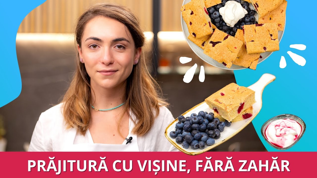 Prajitura cu visine, fara zahar