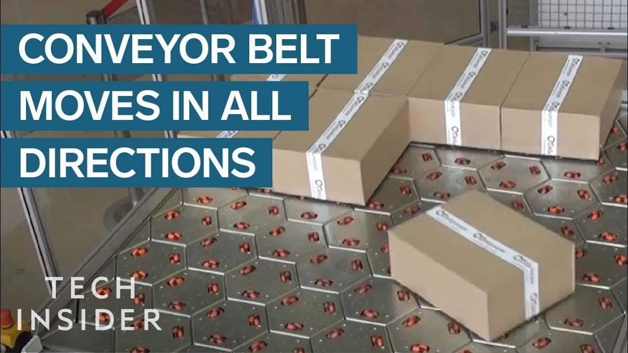 Conveyor Belt Can Move Packages In Any Direction