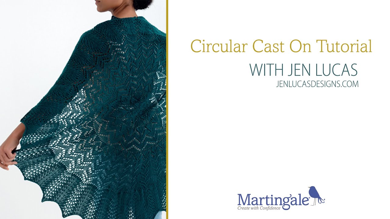 Circular cast-on knitting video with Jen Lucas
