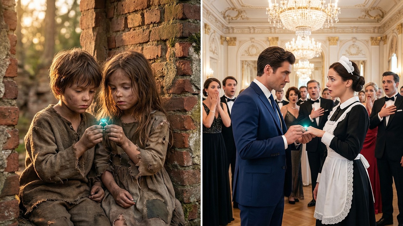 The Billionaire Froze Seeing the Maid's Ring — The Childhood Promise He Never Forgot