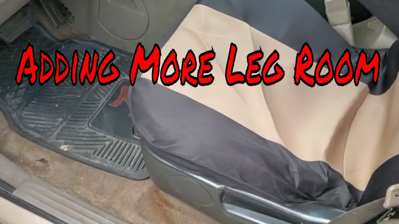 DIY, How to create more leg room in your car or truck.