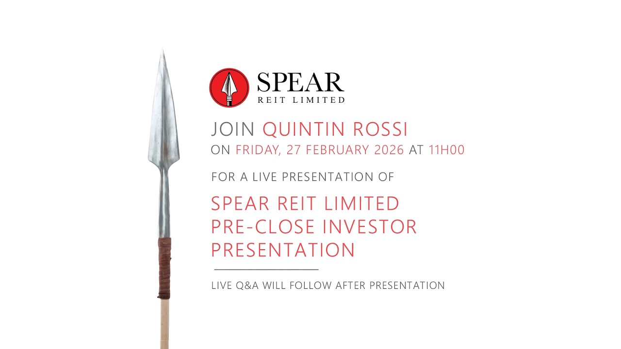 Spear REIT Limited | Pre-Close Investor Presentation | February 2026