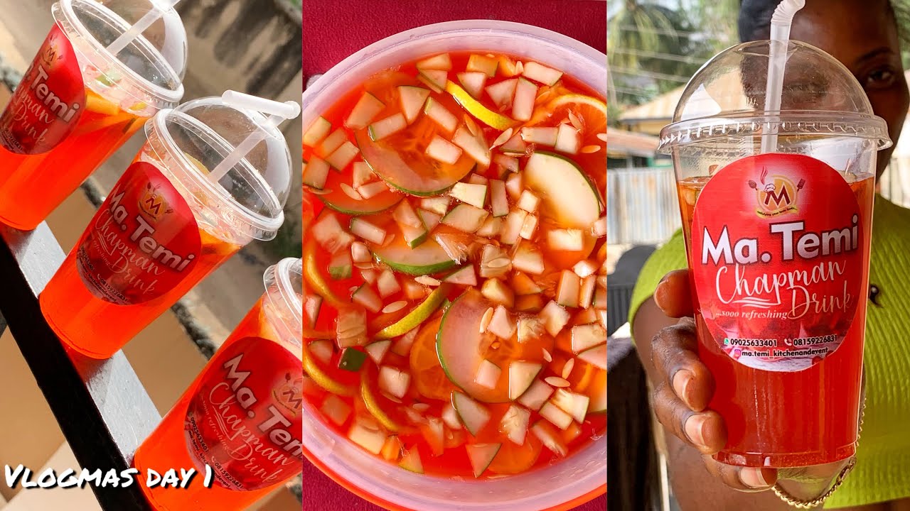 HOW TO MAKE NIGERIAN CHAPMAN DRINK FROM SCRATCH || EASY RECIPE