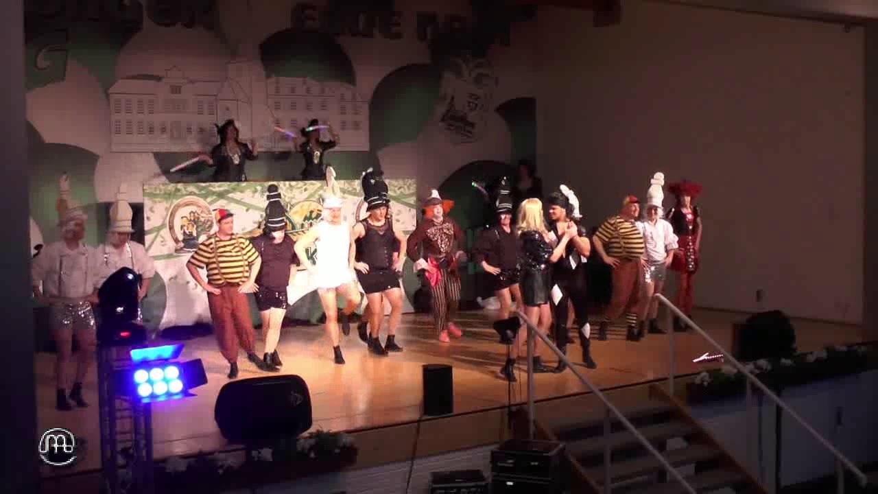 Das Männerballett Randerath bei der RKG Damensitzung 2019