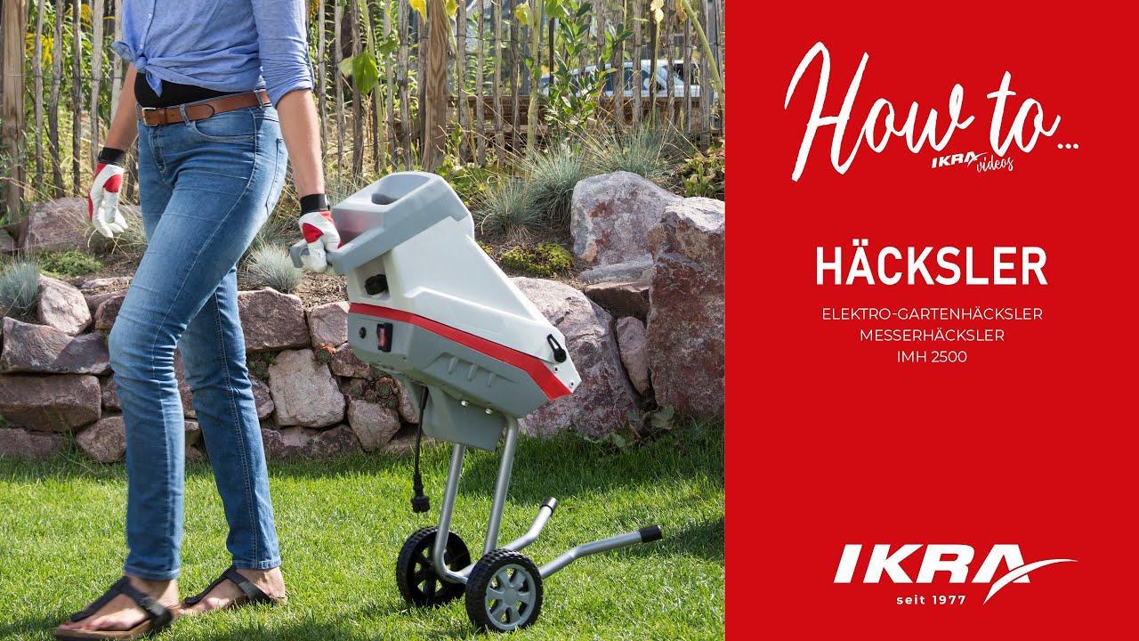 Der richtige Aufbau und Umgrang mit dem Haecksler IMH 2500