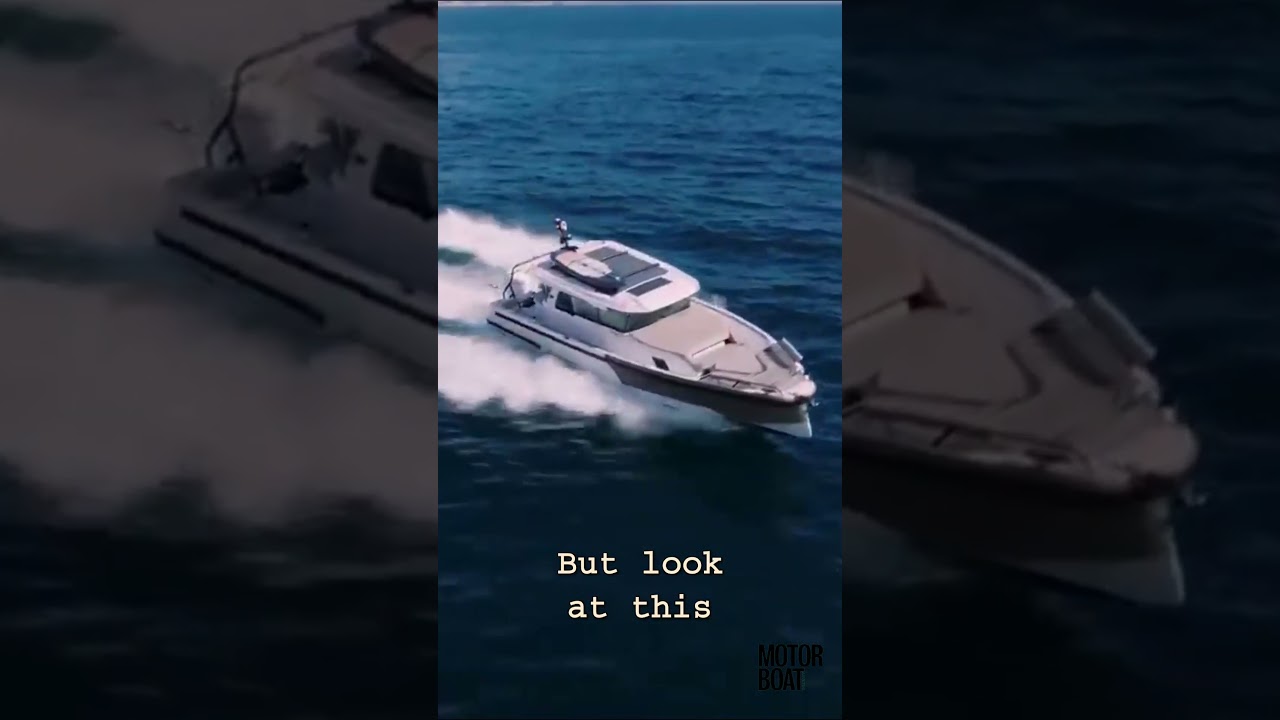 What it's like to drive the Axopar 38XC... #luxuryboating #boatlifestyle #boatlife #boating #boat