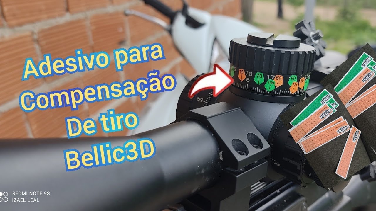 Adesivos de compensação de tiros! e Strelok pro.
