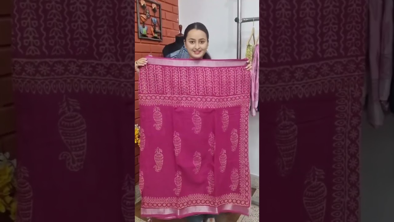 pure linen saree collection