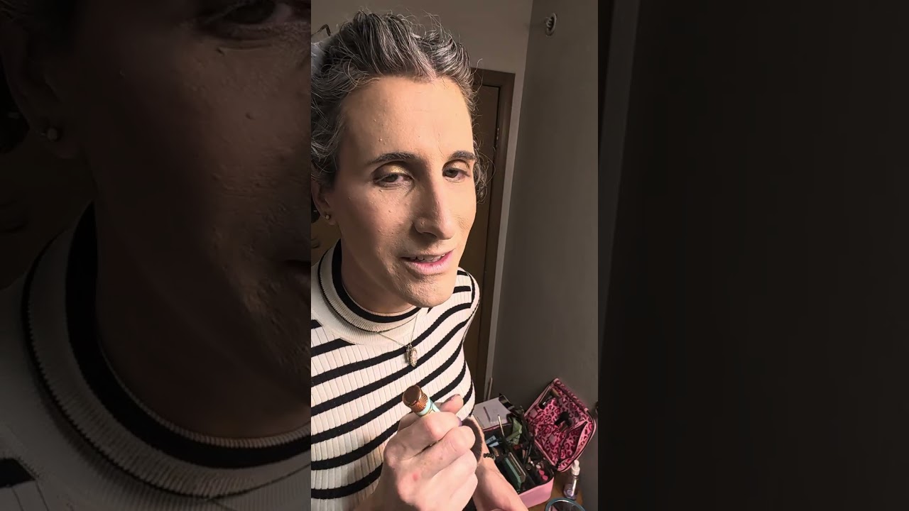 Full coverage Trans makeup tutorial - 1/27 - foundation, blush, highlighter, eyeliner, mascara, lips