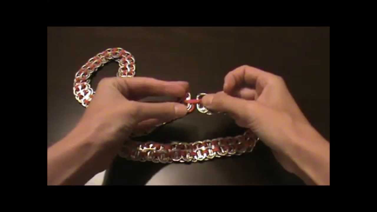 TUTORIAL CINTURON DE ANILLAS DE LATAS