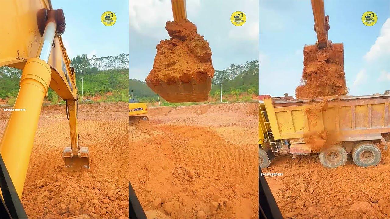 How To Excavators Load Soil Onto Trucks Professionally P1590